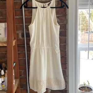 Express cream dress